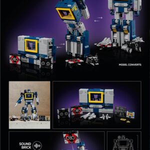 Konstruktorius LEGO TRANSFORMERS SOUNDWAVE 10358 - Image 2