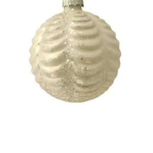 Eglutės žaisliukas Christmas Touch, 8 cm, stiklas