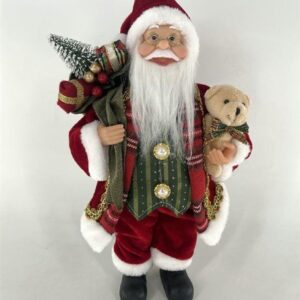 Dekoracija, "Kalėdų senelis" Christmas Touch, 30 cm, raudona - Image 1