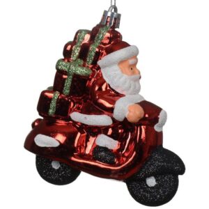 Eglutės žaisliukas Santa, 10 cm, plastikas