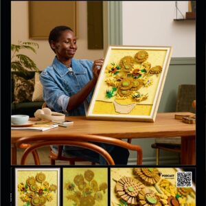 LEGO® Art Vincent van Gogh – „Saulėgrąžos“ 31215, 2615 vnt. - Image 2
