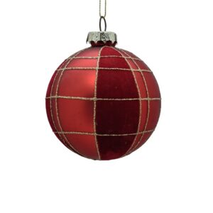 Eglutės žaisliukas Christmas Touch, 8 cm, stiklas