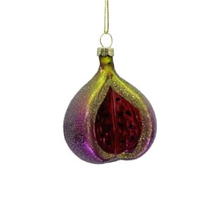 Eglutės žaisliukas Christmas Touch, 8 cm, stiklas