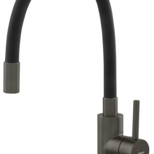 Maišytuvas Ferro Zorba, lanksčiu snapu, juodas