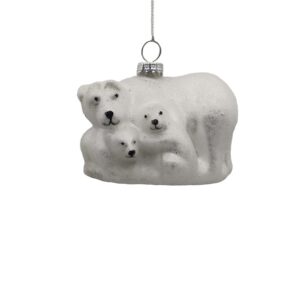 Eglutės žaisliukas Christmas Touch, 4 cm, stiklas