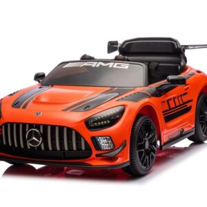 Vaikiškas elektromobilis Mercedes AMG GT3, juoda/oranžinė - Image 3