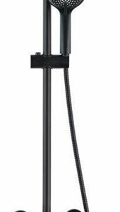 Dušo komplektas su maišytuvu Invena Rikia, juoda - Image 2