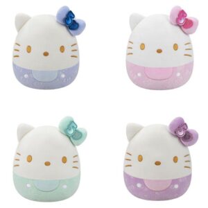 Pliušinis žaislas Squishmallows Hello Kitty Embossed Bows