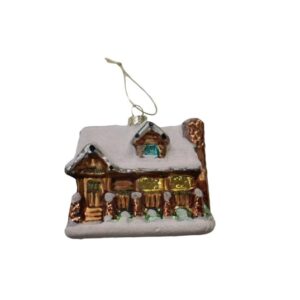 Eglutės žaisliukas Christmas Touch, 9 cm, stiklas - Image 1