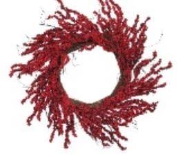 Kalėdinis vainikas Christmas Touch Berry, 48 mm