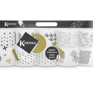 Tualetinis popierius Kartika Black 200lap,10vnt, 3sl