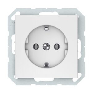 Kištukinis lizdas VILMA QR1000, mat. baltos spalvos