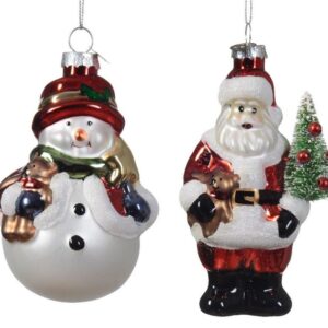 Eglutės žaisliukas, 10.8 cm, stiklas