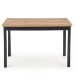 Stalas Cobalt, ąžuolo/juoda, 120 cm x 68 cm x 77 cm - Image 3