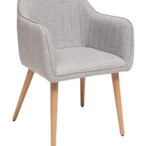 Krėslas Atmosphera, pilkas, 60 cm x 57 cm x 83.5 cm