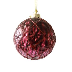 Eglutės žaisliukas Christmas Touch, 8 cm, stiklas