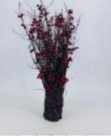 Dirbtinė šakelė Christmas Touch, ruda/raudona, 26 cm