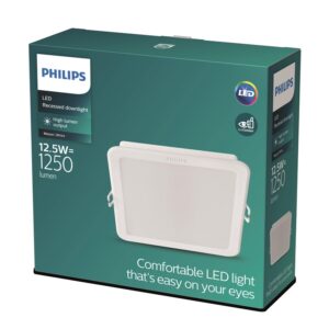 Įmontuojamas šviestuvas Philips MESON, 12.5W, 3000°K, LED
