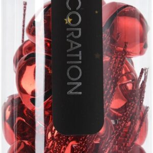 Dekoratyviniai varpeliai, raudoni, 100 vnt. - Image 3