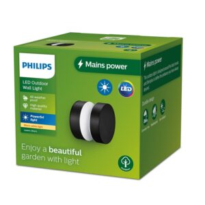 LED šviestuvas PHILIPS LAVEN 929003362401, 6 W, IP44, juodas - Image 2