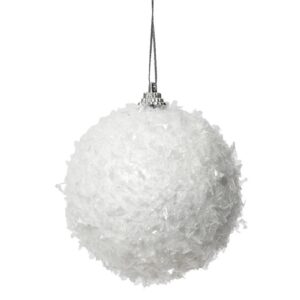 Eglutės žaisliukas, baltas, 8 cm, plastikas