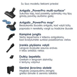 Belaidis dulkių siurblys ELECTROLUX, 700 serija, EP71B14WET - Image 2