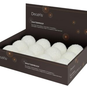 Eglutės žaisliukai 452869, baltas, 8 cm, plastikas - Image 2