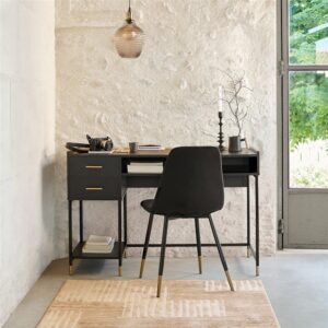 Valgomojo kėdė Atmosphera Tyka, matinė, juoda,44X51X85X5cm - Image 3