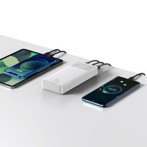 Baseus Bipow fast charging power bank 20000mAh 15W white (Overseas Edition) + USB-A - Micro USB cable 0.25m white (PPBD050102) - Image 9