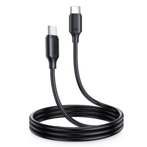 Joyroom Long-Lasting Series A9 USB-C / USB-C PD QC kabelis 60W 3A 1m - juodos spalvos