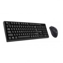 PTC belaidis rinkinys USB A klaviatūra QWERTY + pelė K8605