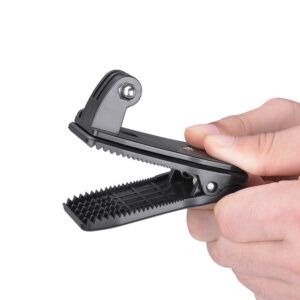 Holder with clip skirtas mounting skirtas GoPro