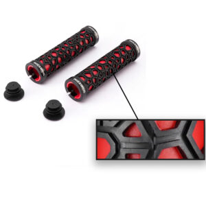 Rockbros 2017-14ARD bicycle grips - black and red - Image 3