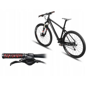 Rockbros 2017-14ARD bicycle grips - black and red - Image 4