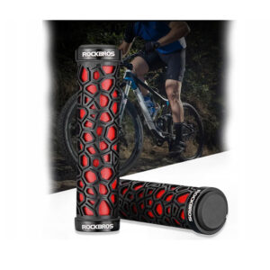 Rockbros 2017-14ARD bicycle grips - black and red - Image 7