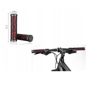Rockbros 2017-14ARD bicycle grips - black and red - Image 8