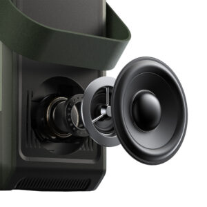 Powerbank Joyroom JR-PBF10 75000mAh 100W 3x USB-C 3x USB-A su foldable flashlight and handle - žalios spalvos - Image 4