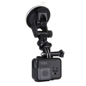 Puluz car windshield mount for sports cameras (including Osmo Action 5 Pro, Insta360 X5) - Image 2