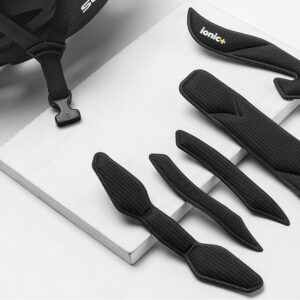 Rockbros Bike šalmas with Visor, Detachable UV Protective Goggles, Unisex - žalios spalvos - Image 8