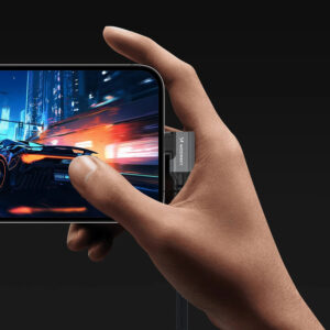 Wozinsky WPS3-UY41S USB-C Thunderbolt 4 240W 1m 4K Angled Cable - juodos spalvos - Image 7