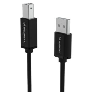 Wozinsky WKDDY4S USB-B - USB-A 480Mb/s Cable 1m - juodos spalvos - Image 3