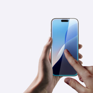 AmazingThing Radix Full Glass tempered glass skirtas Apple iPhone 16 Pro - Image 7