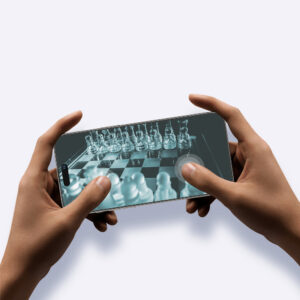 AmazingThing Radix Matte Glass tempered glass skirtas Apple iPhone 16 - Image 9