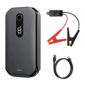 Baseus Super Energy Car Jump Starter 12000mAh, 1000A, USB juodos spalvos - Image 4