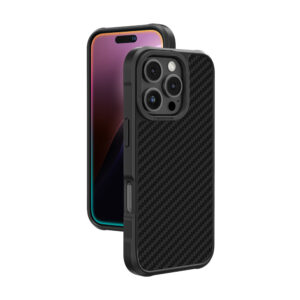 AmazingThing Titan Max dėklas su 1500D Aramid Fibers skirtas Apple iPhone 16 Pro Max - juodos spalvos