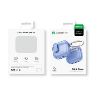 AmazingThing Minimal dėklas skirtas AirPods 4 – ultramarine - Image 5