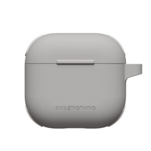 AmazingThing Omni dėklas skirtas AirPods 4 - pilkos spalvos