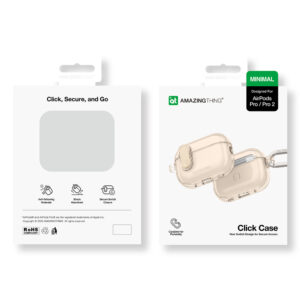 AmazingThing Minimal dėklas skirtas AirPods Pro 2 - Desert - Image 4
