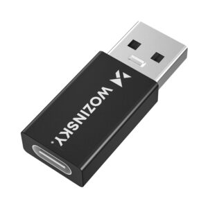 Wozinsky WAAC-01 USB-A - USB-C OTG Adapter - juodos spalvos - Image 3