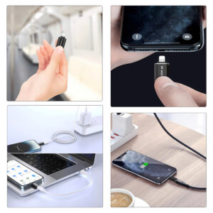 Wozinsky WALC-01 Lightning to USB-C Adapter - juodos spalvos - Image 2